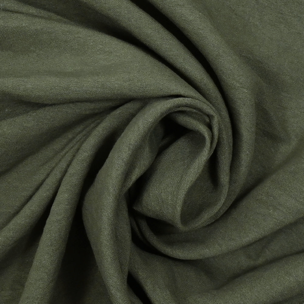 Toile fine Aviva polyester vert kaki - Image 2