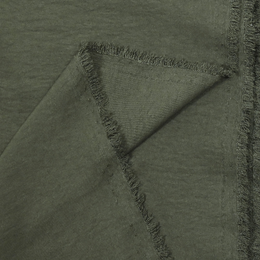 Toile fine Aviva polyester vert kaki - Image 4