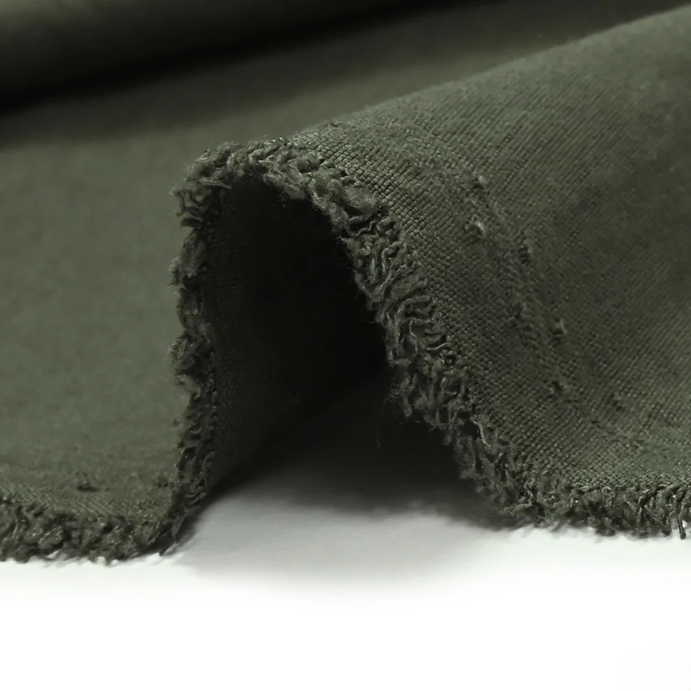 Toile fine Aviva polyester vert kaki - Image 5