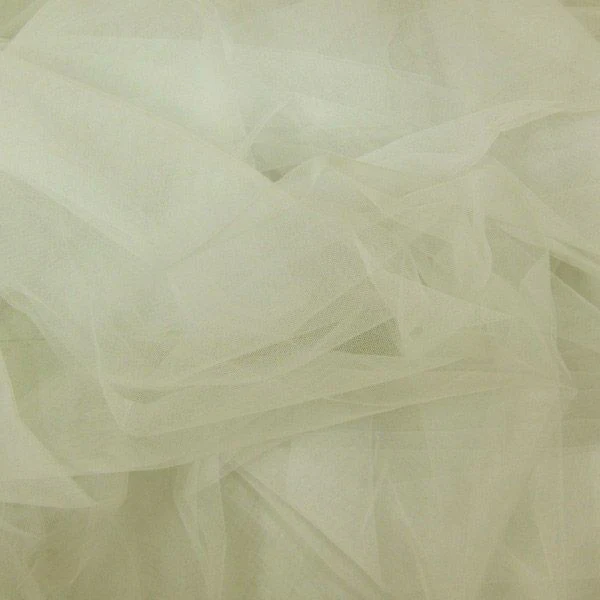 Tulle de mariage ivoire au mètre