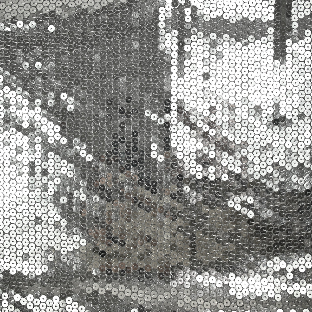 Tulle sequin gris - Image 3