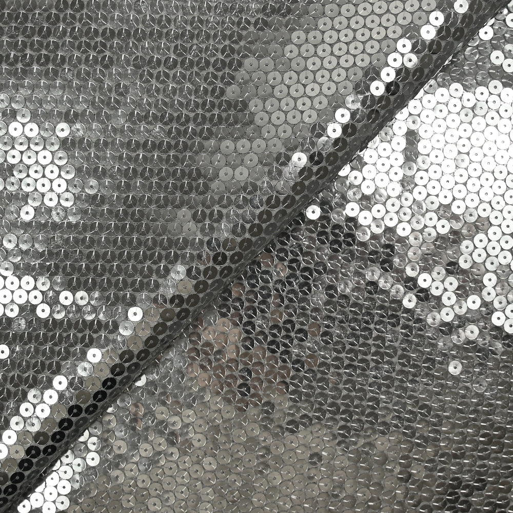 Tulle sequin gris - Image 4