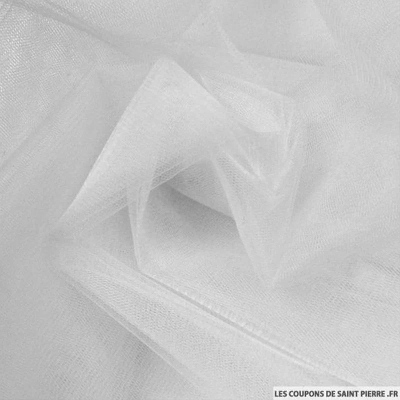 Tulle Souple blanc au mètre