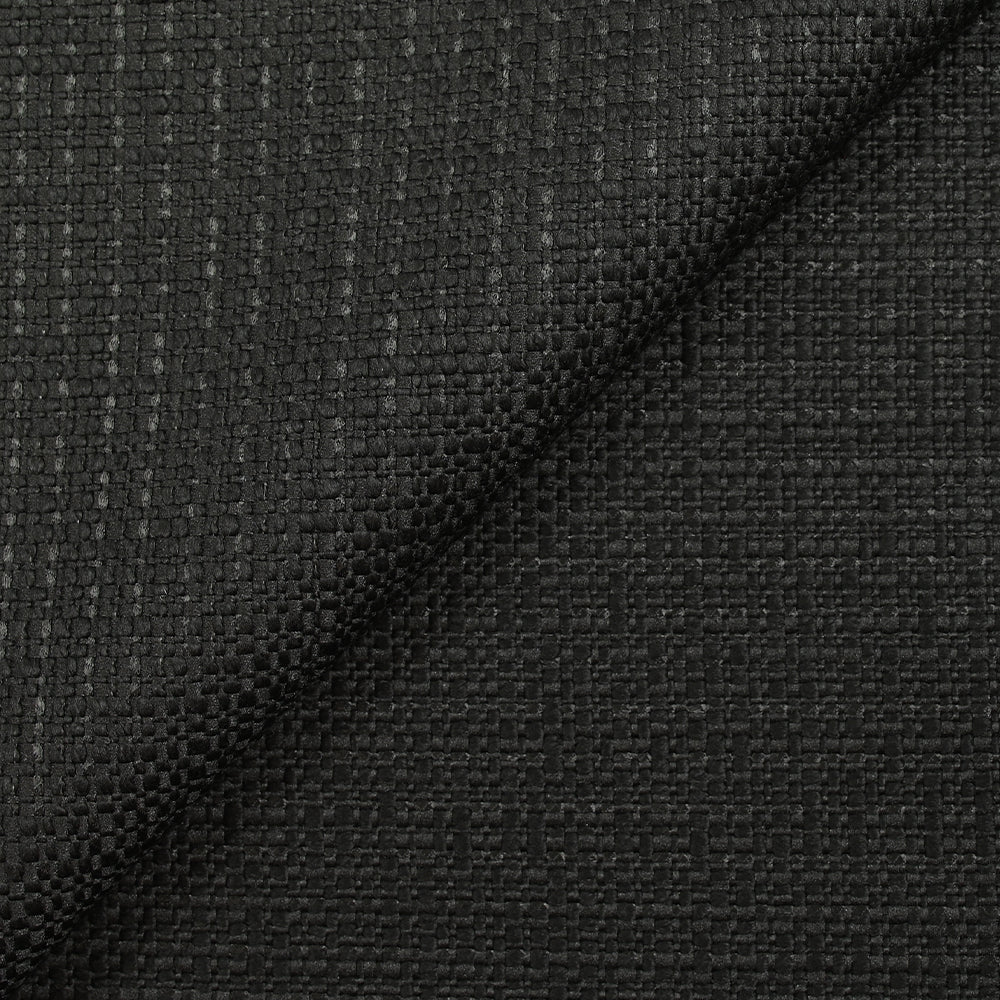 Tweed de laine mélangée Nelly noir