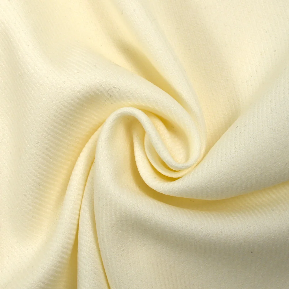 Twill de laine vierge blanc cassé - Image 2