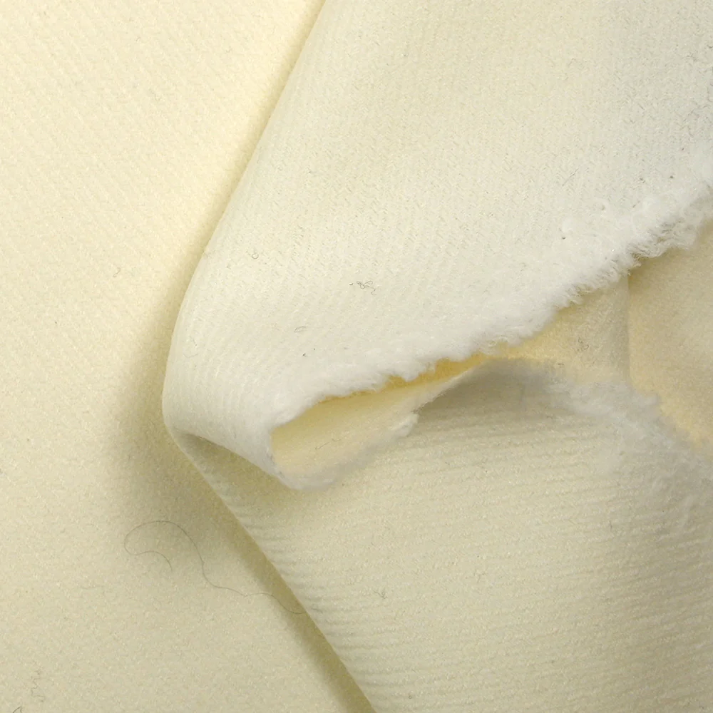 Twill de laine vierge blanc cassé - Image 4