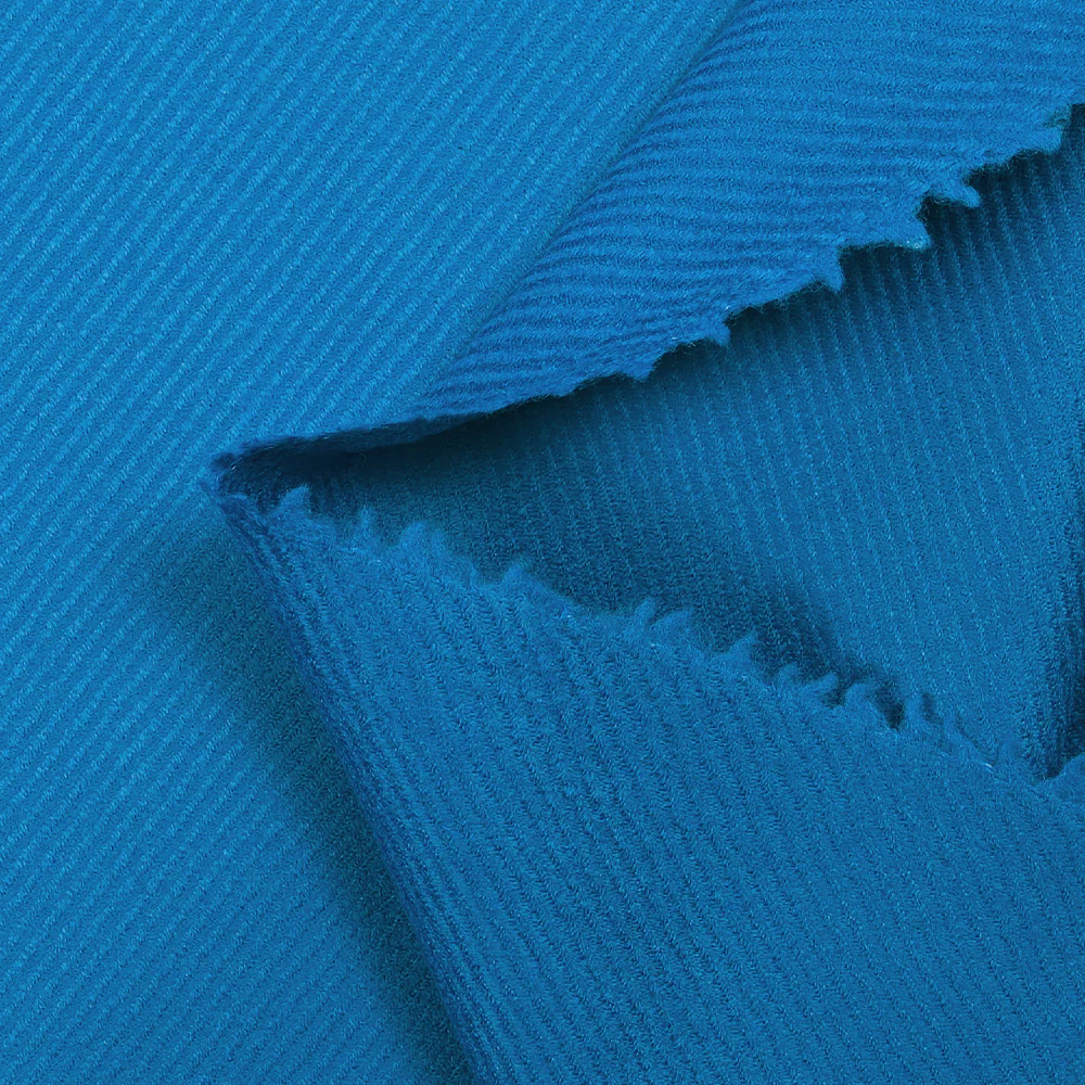 Twill de laine vierge bleu azur - Image 5