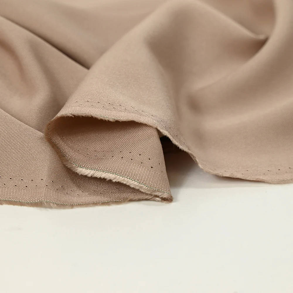 Twill de viscose beige - Image 4
