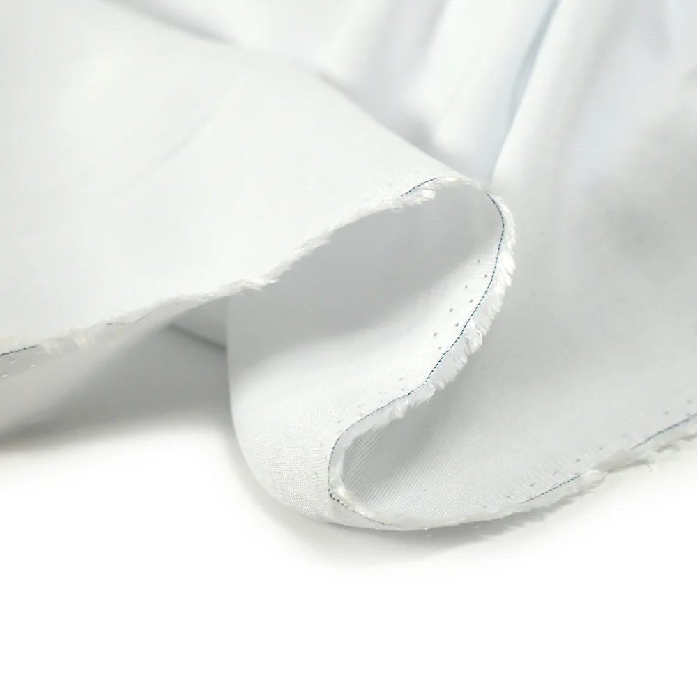 Twill de viscose blanc - Image 4