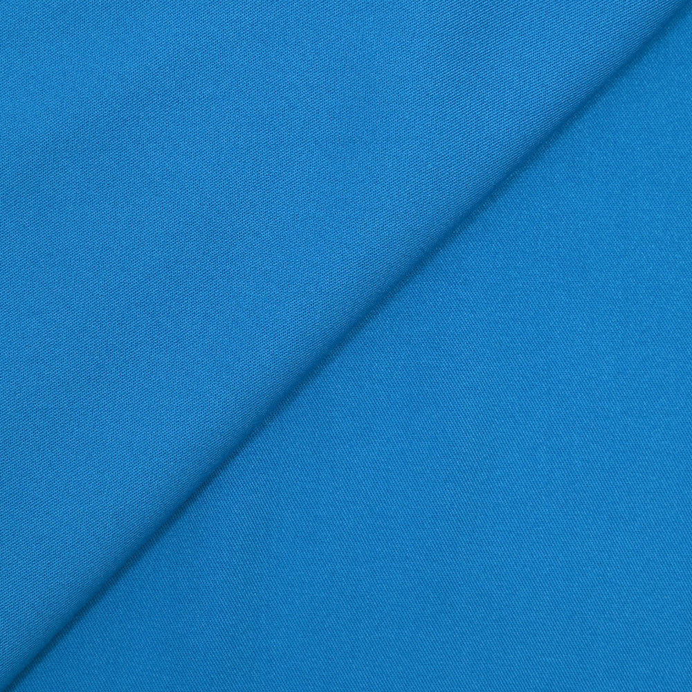 Twill de viscose bleu azur