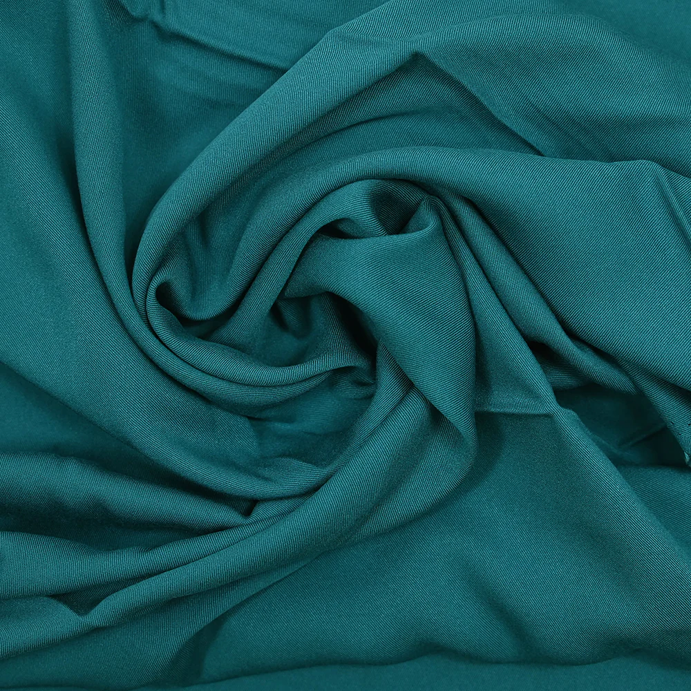 Twill de viscose bleu canard - Image 2