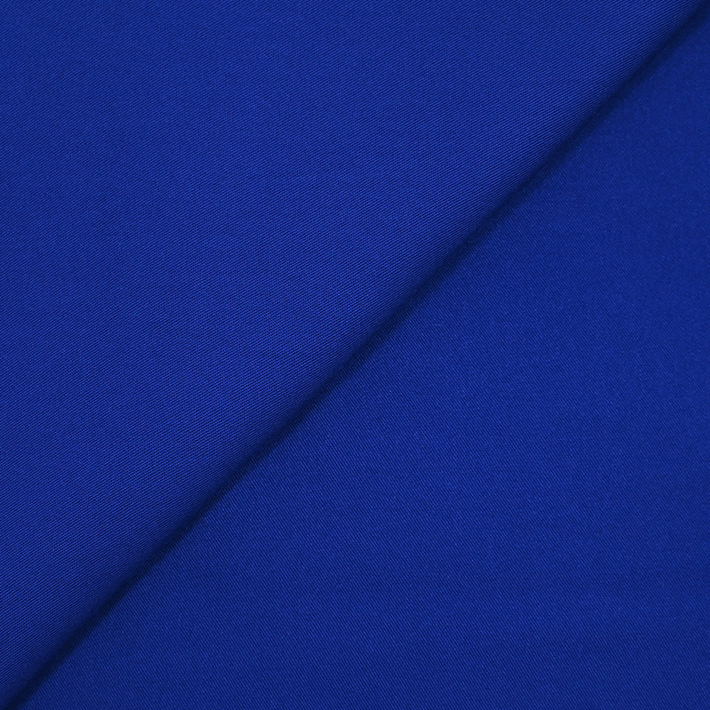 Twill de viscose bleu électrique