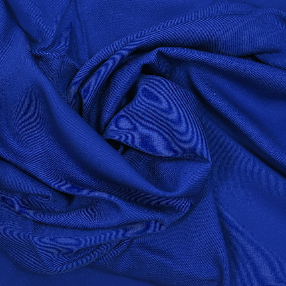 Twill de viscose bleu électrique - Image 2