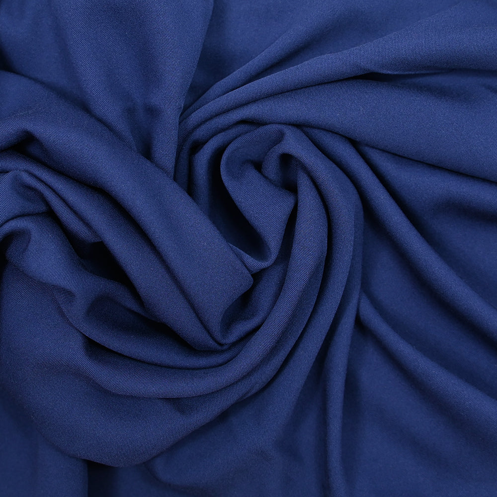 Twill de viscose bleu marine - Image 2