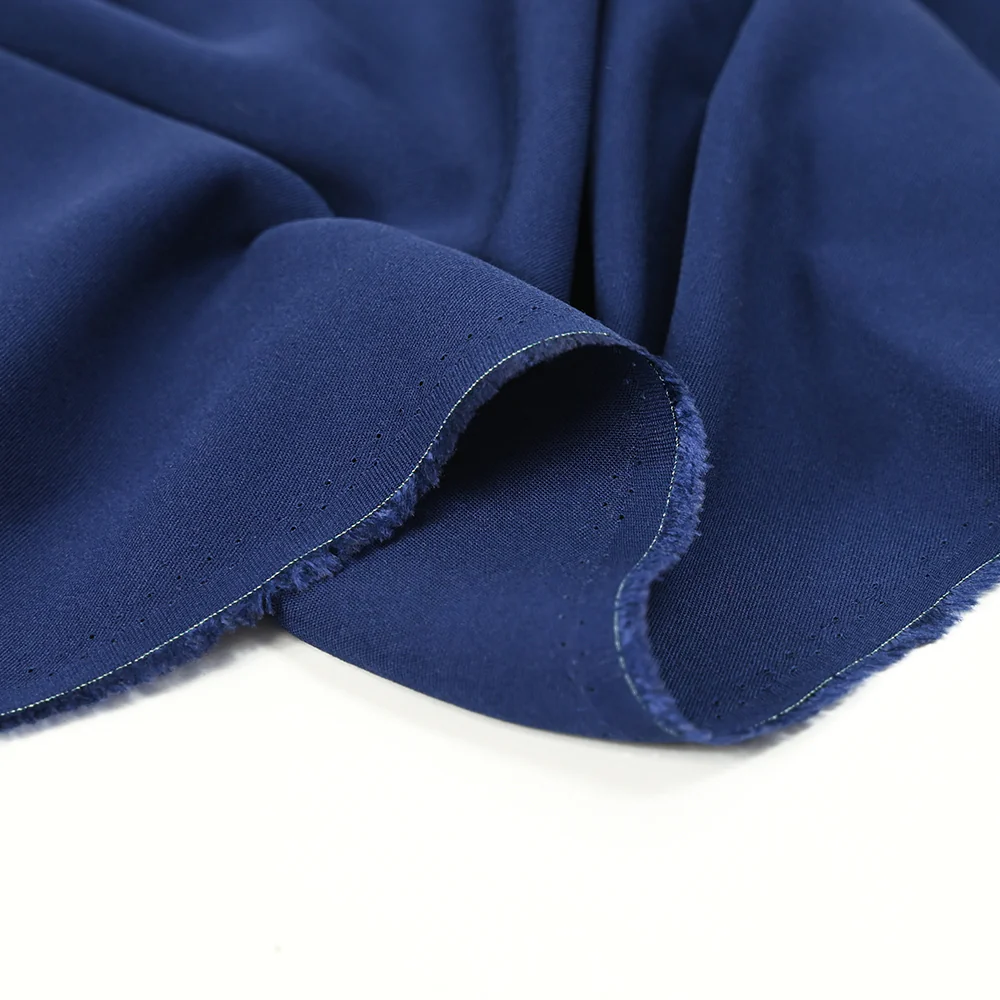 Twill de viscose bleu marine - Image 4