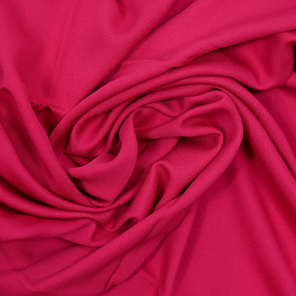 Twill de viscose fuchsia - Image 2