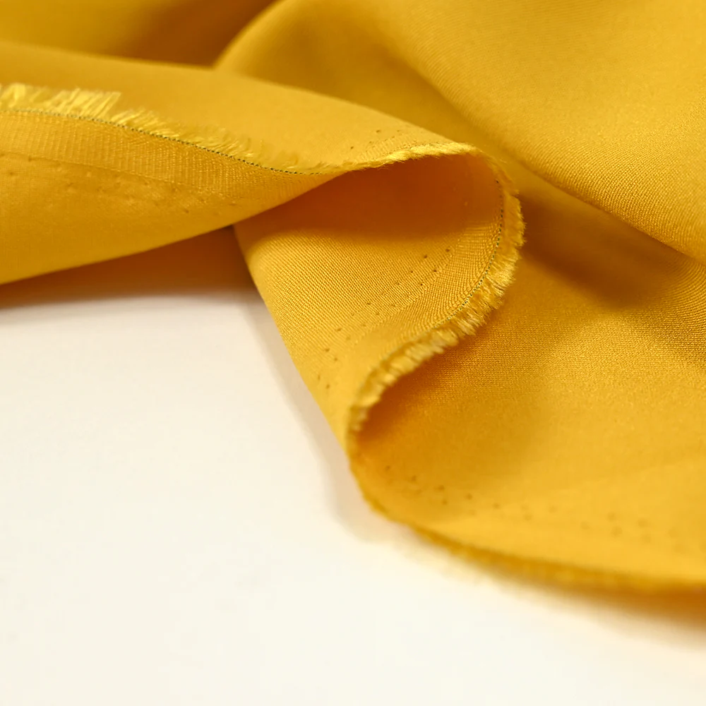 Twill de viscose jaune moutarde - Image 4