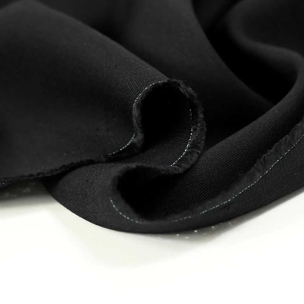 Twill de viscose noir - Image 4