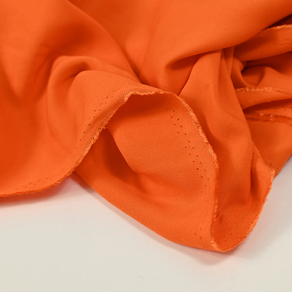 Twill de viscose orange - Image 4