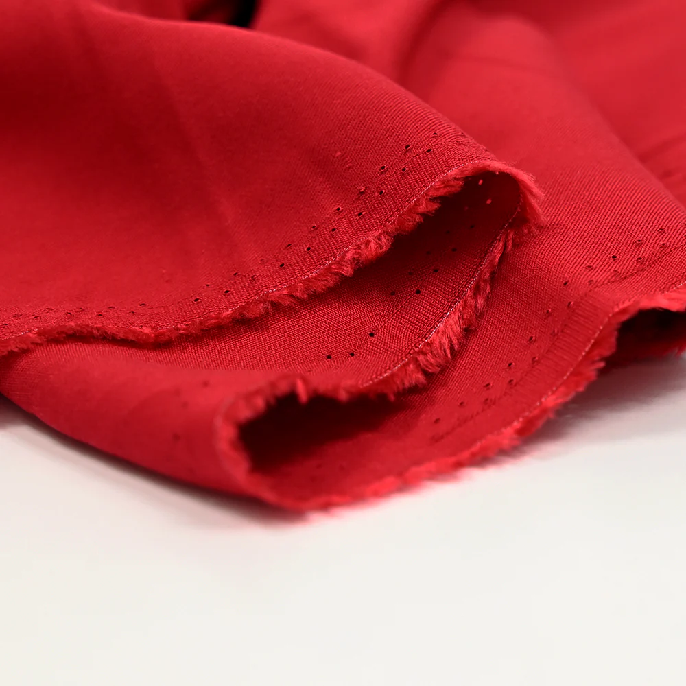 Twill de viscose rouge - Image 4