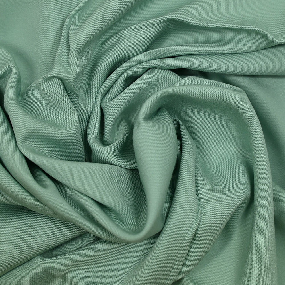 Twill de viscose vert d'eau - Image 2