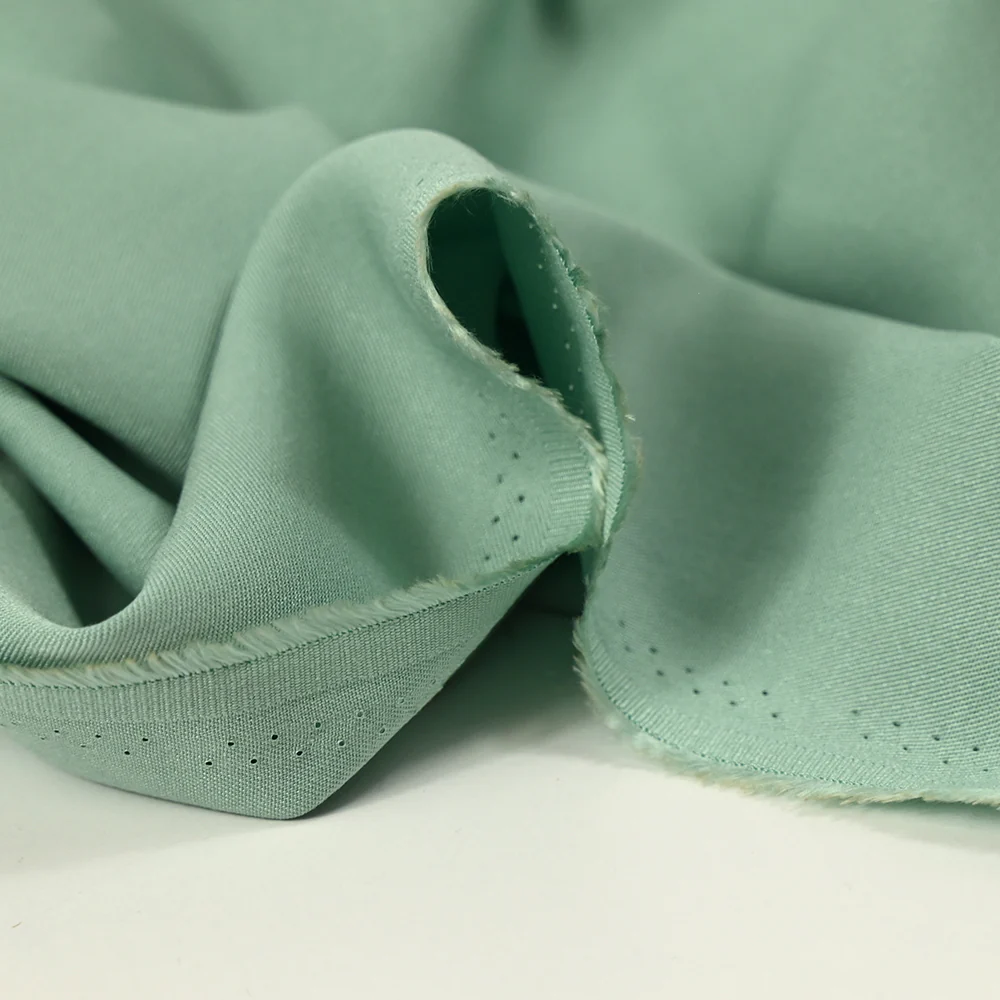 Twill de viscose vert d'eau - Image 4