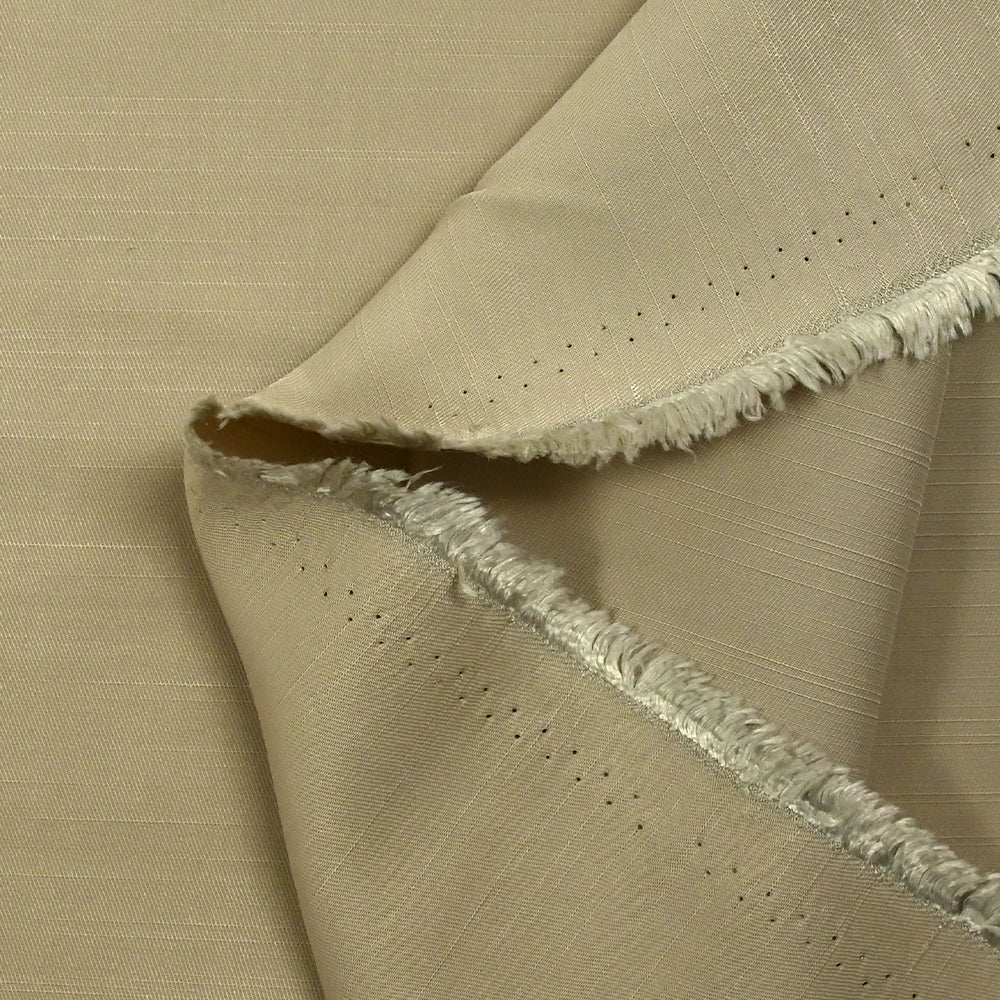 Twill polyviscose doupionné satiné Dahlia sable - Image 3