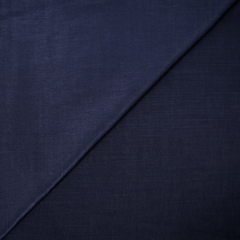 Twill polyviscose doupionné satiné Rosa bleu marine