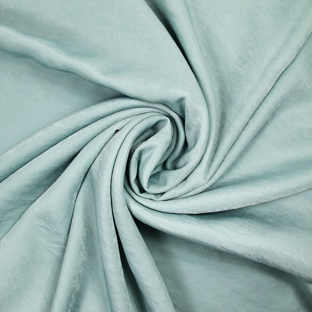 Twill polyviscose Rebecca vert de gris - Image 2