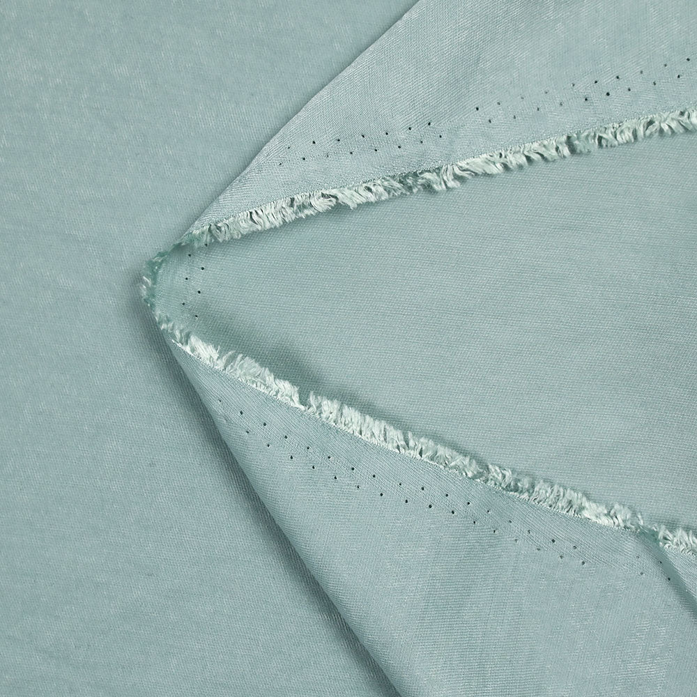 Twill polyviscose Rebecca vert de gris - Image 3