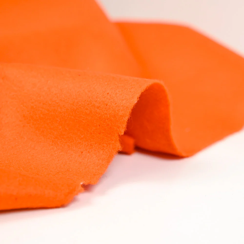 Velours 100% laine orange - Image 4