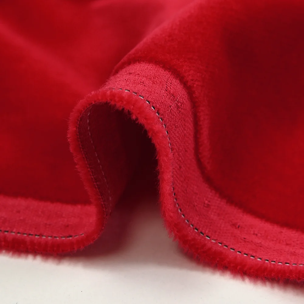 Velours de coton ras rouge - Image 5