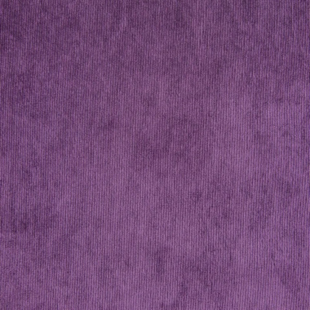 Velours polyester fines côtes aubergine - Image 3