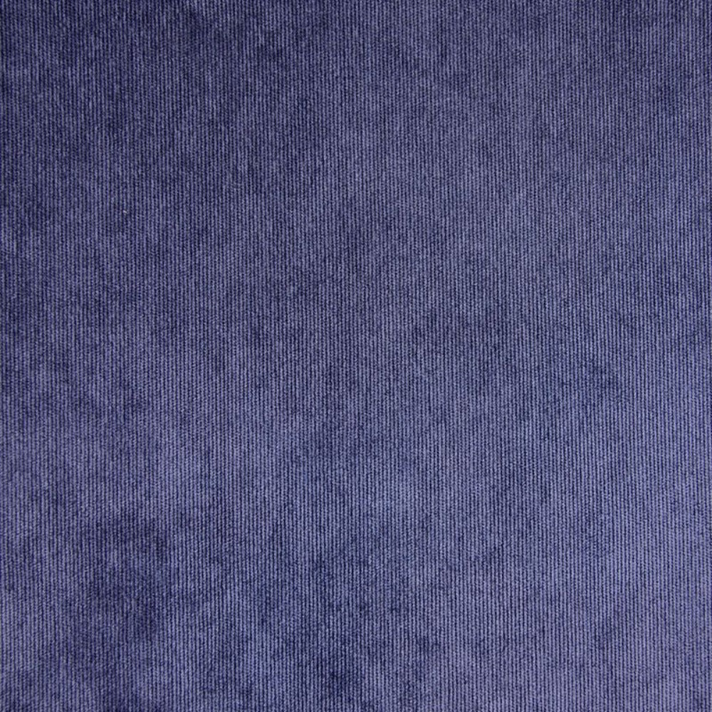 Velours polyester fines côtes bleu marine - Image 3