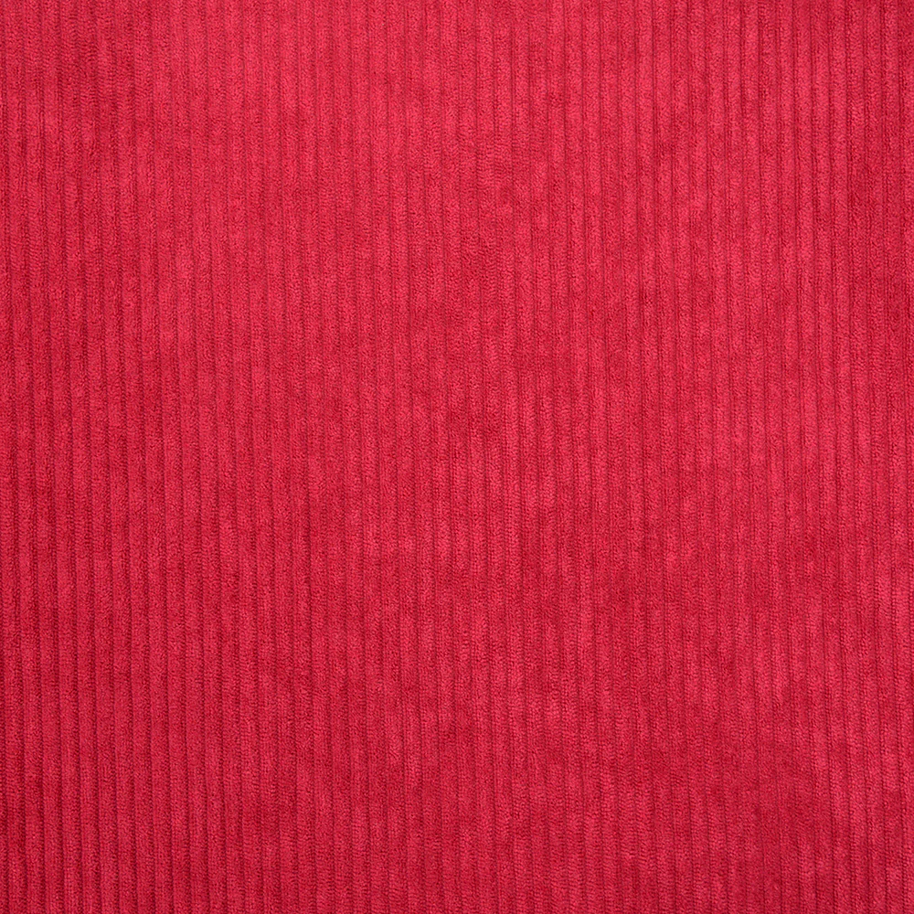 Velours polyester côtelé framboise - Image 3