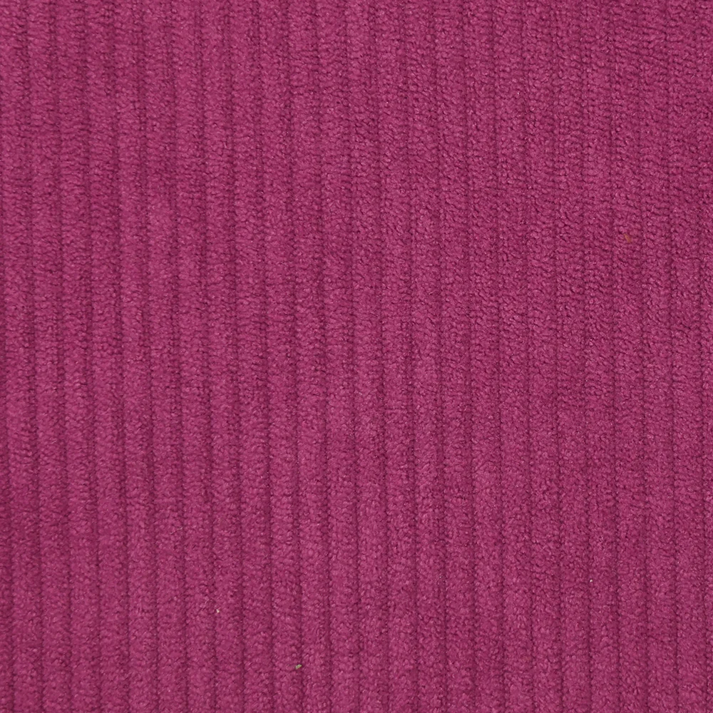 Velours polyester côtelé magenta - Image 3