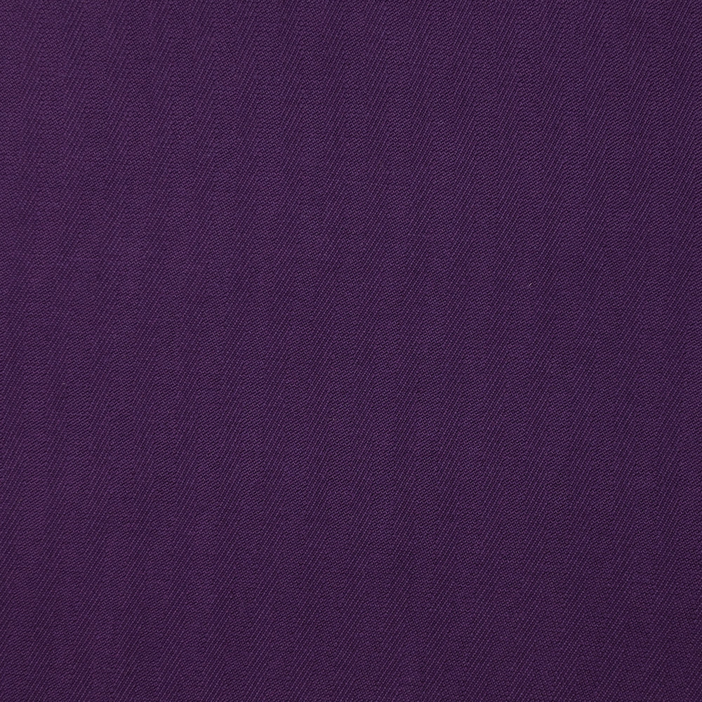 Viscose effet cupro chevrons violet - Image 4