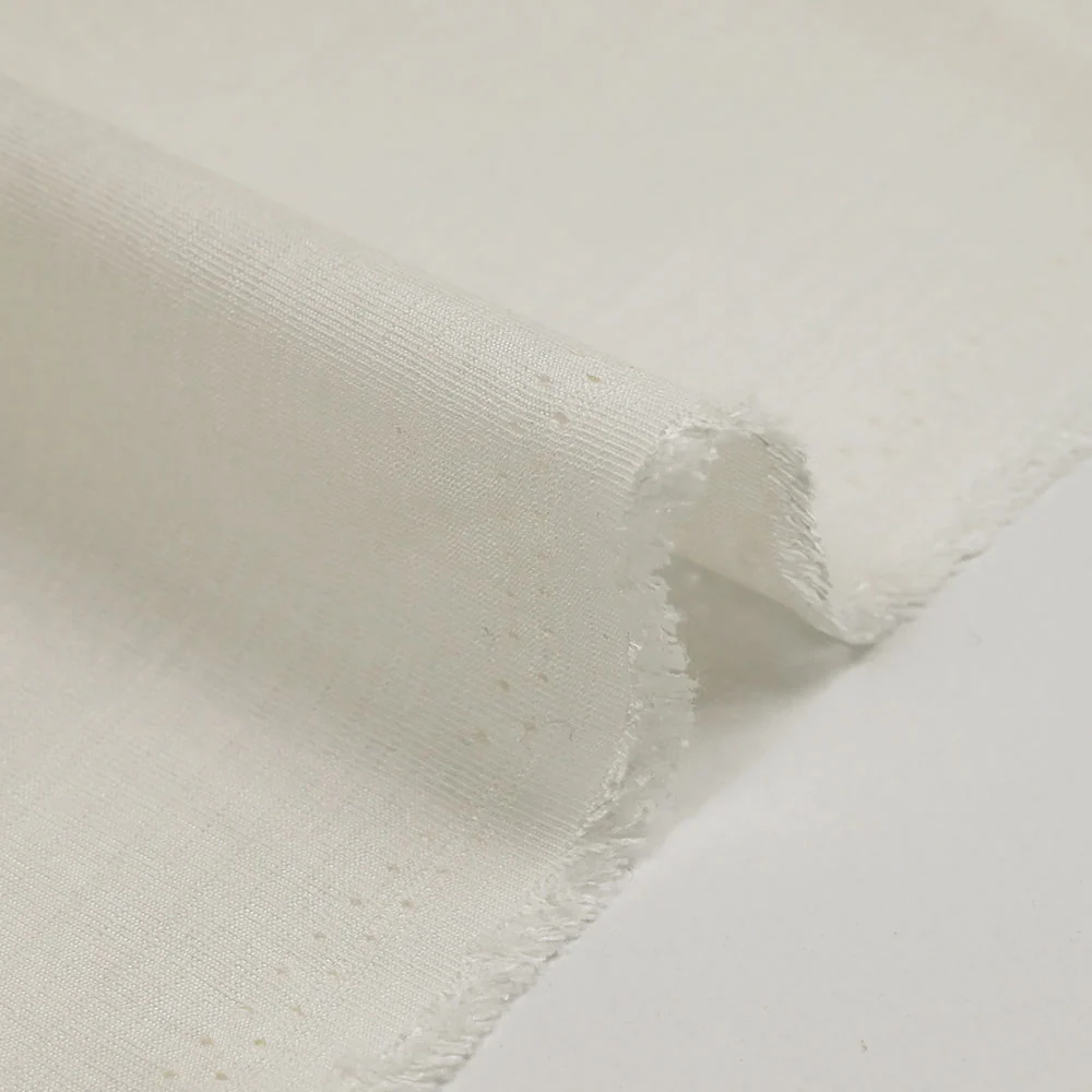 Viscose Laura unie blanc - Image 4