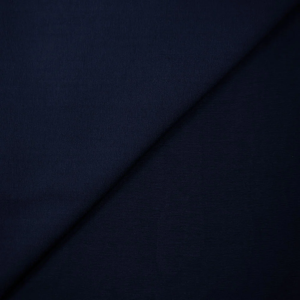 Viscose Laura unie bleu marine