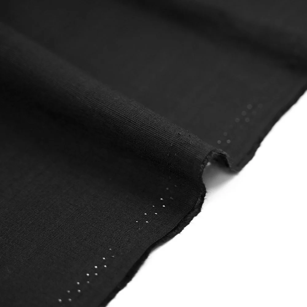 Viscose Laura unie noir - Image 4
