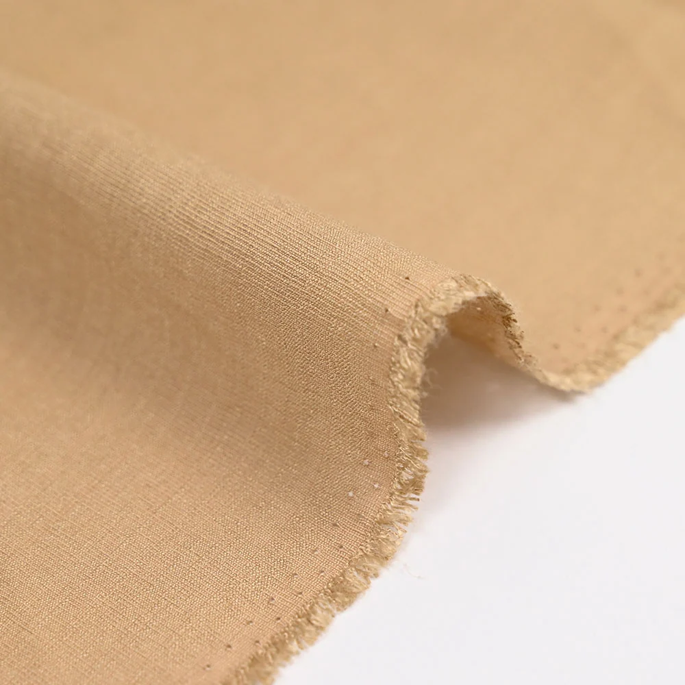 Viscose Laura unie sable - Image 4