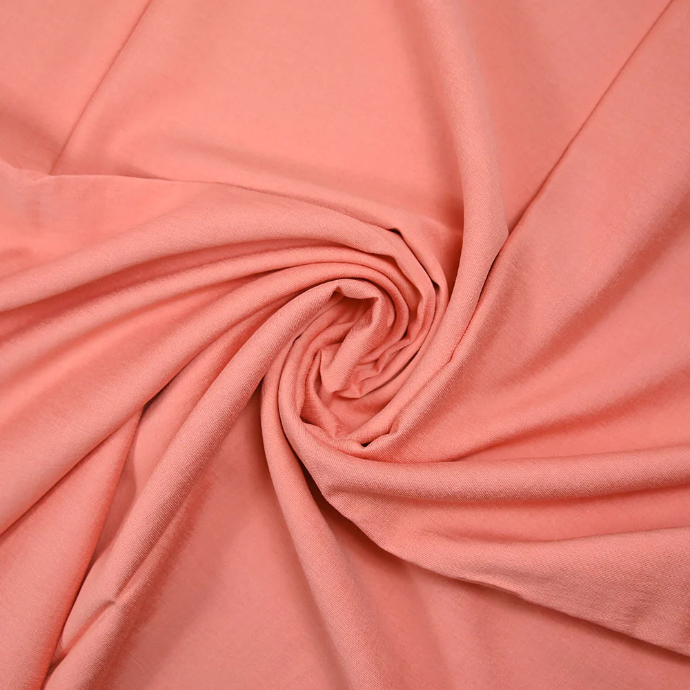 Viscose Laura unie saumon - Image 2