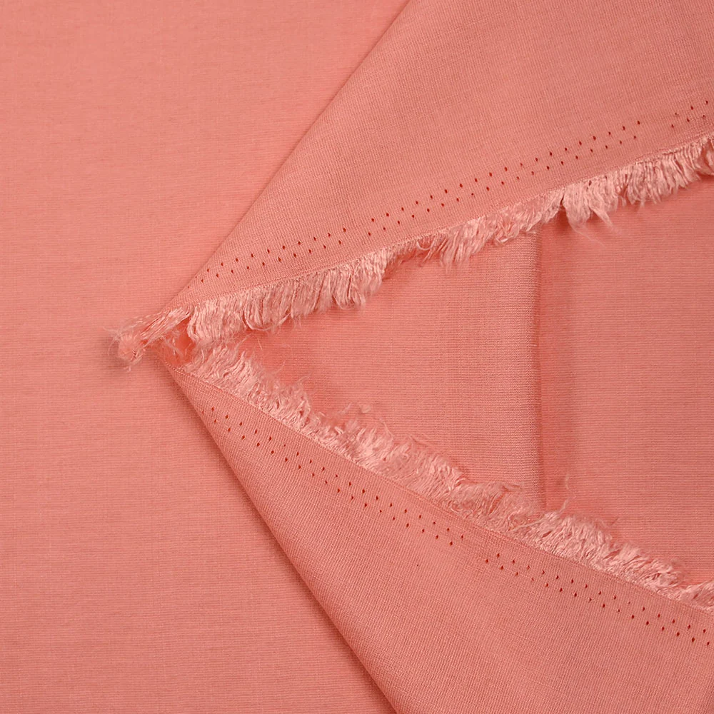 Viscose Laura unie saumon - Image 3