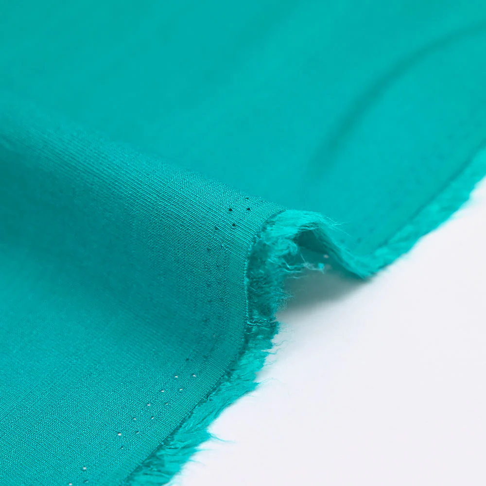 Viscose Laura unie turquoise - Image 4