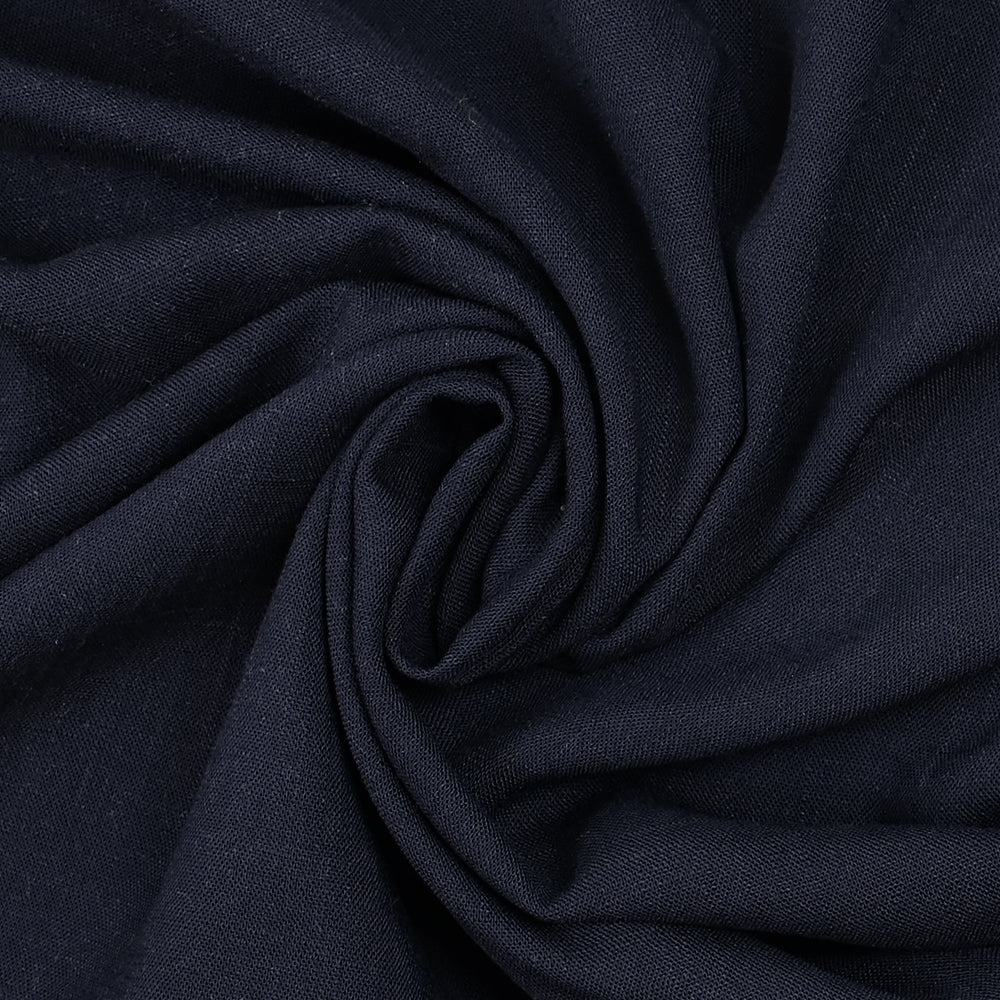 Viscose tissée bleu nuit - Image 2