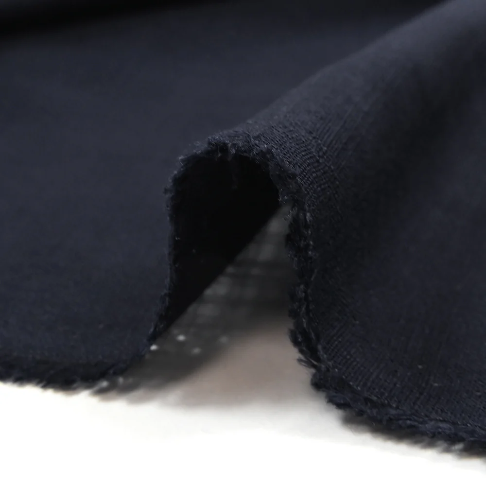 Viscose tissée bleu nuit - Image 4