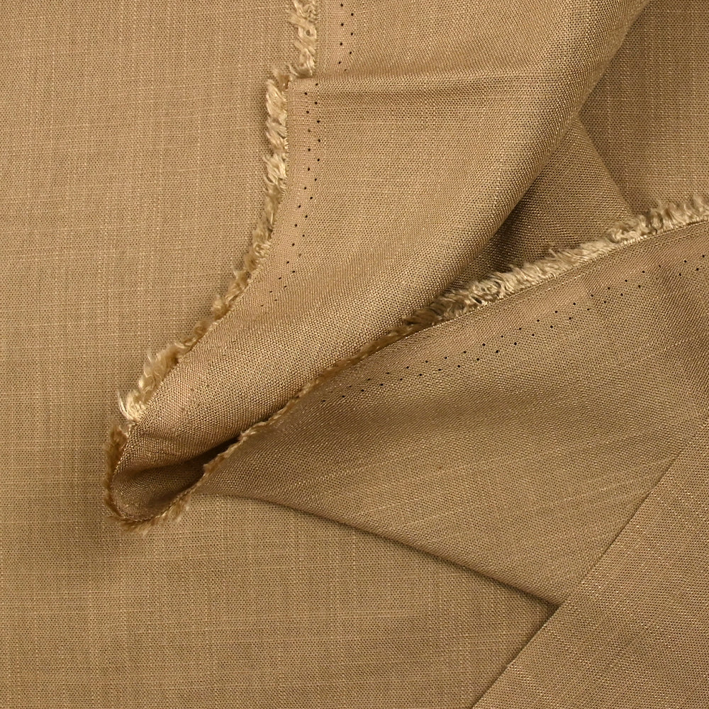 Viscose tissée café au lait - Image 3