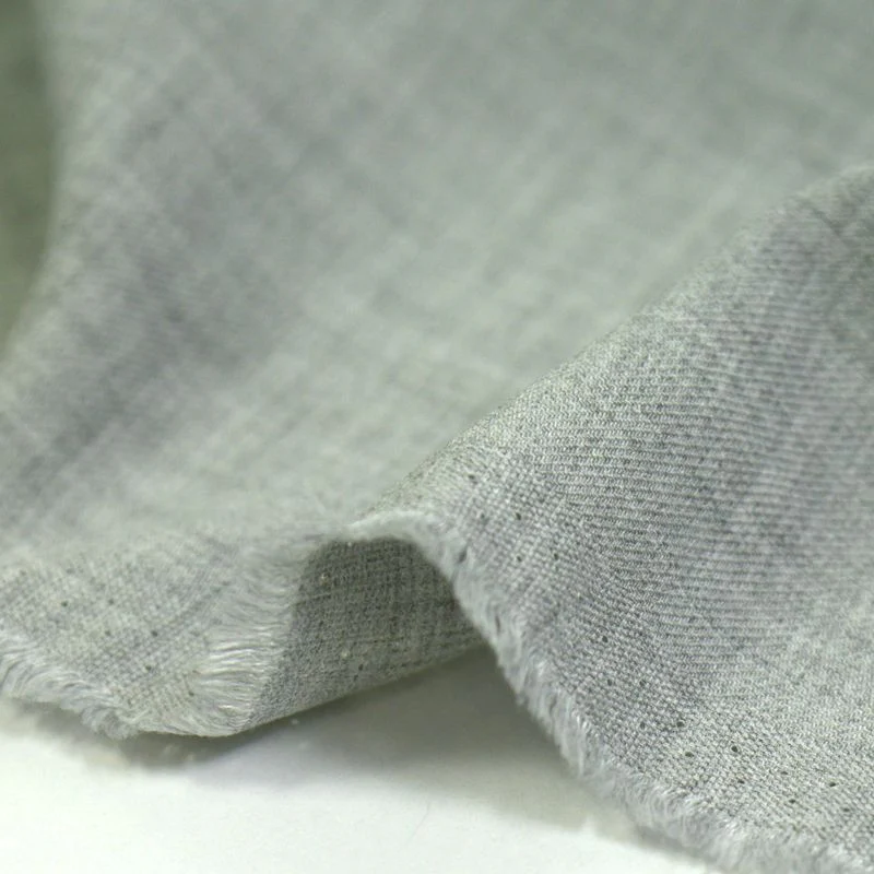 Viscose tissée gris - Image 3