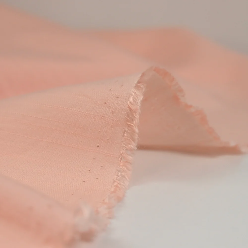 Viscose unie Andrea rose - Image 4