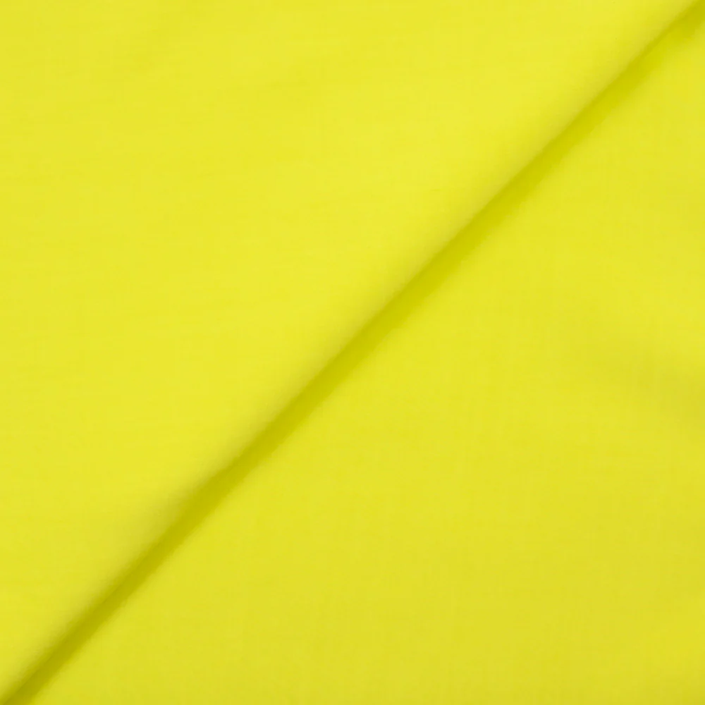 Viscose unie jaune anis